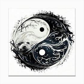 Yin And Yang Canvas Print