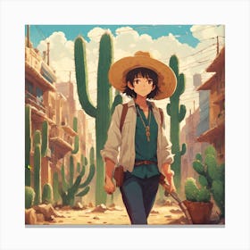 Cactus 84 Canvas Print