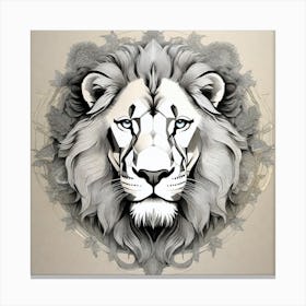 Lion Head 42 Canvas Print