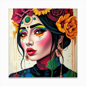 Day Of The Dead Canvas Print