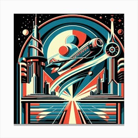 Spaceship Canvas Print