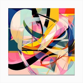 Abstract Shapes Art  Canvas Print