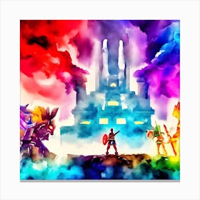 Rainbow Horizons Canvas Print