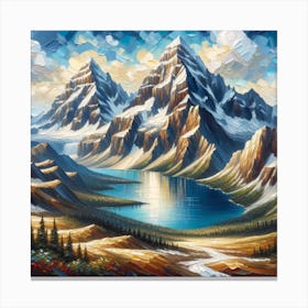 Mountain Oasis Canvas Print