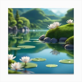 Water Lilies 8 Canvas Print