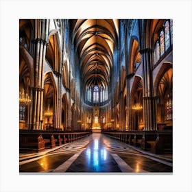 Cathedral Interior 1 Canvas Print