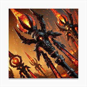 Pyroclastic Cavalry 4 Canvas Print