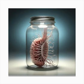 Brain In A Jar Canvas Print