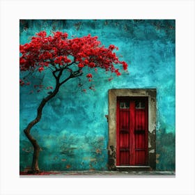 Red Door 9 Canvas Print