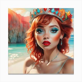 Mermaid 7 Canvas Print