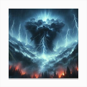 Lightning Storm 33 Canvas Print
