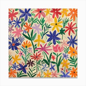 Floral Painting Matisse Style 5 Canvas Print