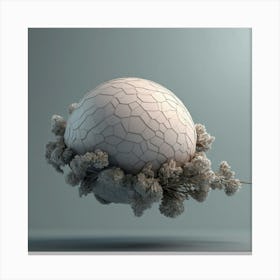 Fractal Sphere Canvas Print