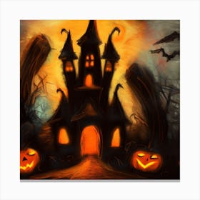 Halloween Castle 1 Canvas Print