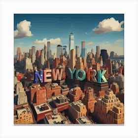 New York City 5 Canvas Print