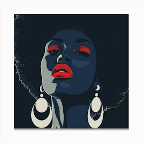 Afro Girl 29 Canvas Print