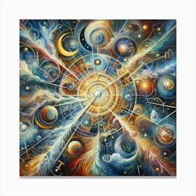 Astrology Painting Canvas Print