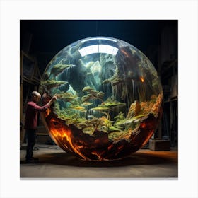 Sphere Of Life Canvas Print