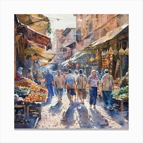 Marrakech Market 1 Canvas Print