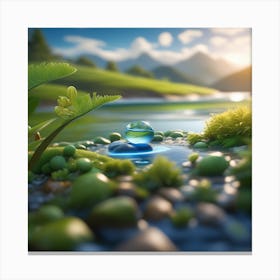 Water Drop 1 Canvas Print