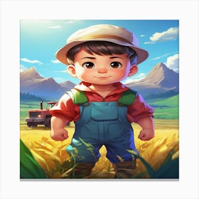 Farmer'S Life Canvas Print