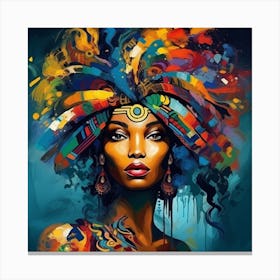 African Woman 51 Canvas Print