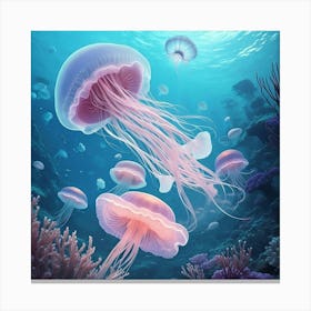 Jewels of the deep Canvas Print