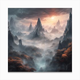 Fantasy Landscape Canvas Print