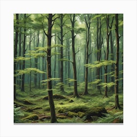 Serene Forest Canvas Print