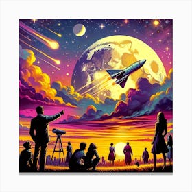 The Space Age Canvas Print
