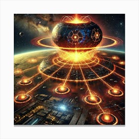 Stellar Reclaimer Disruption Canvas Print