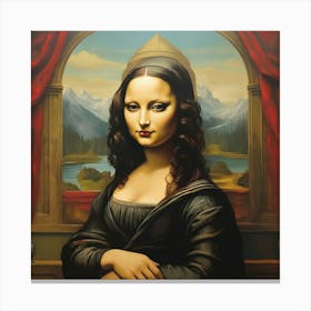  Sassy Mona Lisa Paintings 0 Canvas Print