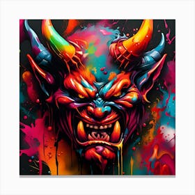 Devil Head 20 Canvas Print