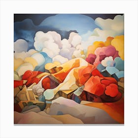 Abstract Landscape Canvas Print