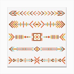 Navajo Arrows Canvas Print