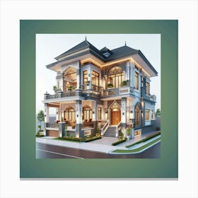 Beautiful House Canvas Print