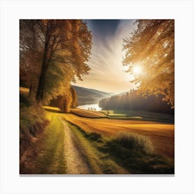 Autumn In The Countryside 3 Canvas Print