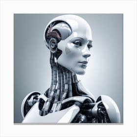 Female Robot Canvas Print