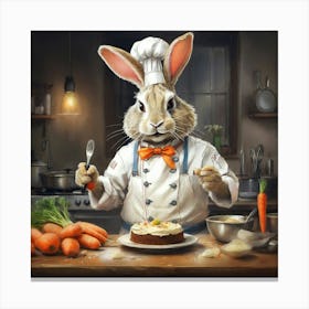 Chef Bunny 1 Canvas Print