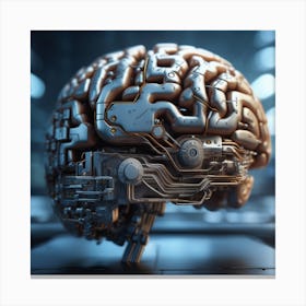 Artificial Brain 72 Canvas Print