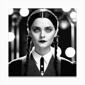 Wednesday Adams Canvas Print