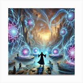 A Vivid Depiction Of The Void Creation Ability Use Canvas Print