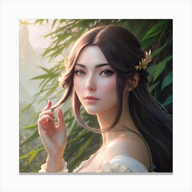 Lady Of The Forest Canvas Print