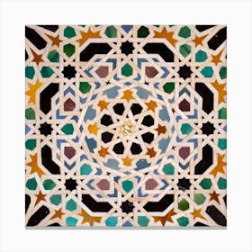 Alhambra Tile Canvas Print