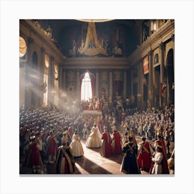 Throne Canvas Print