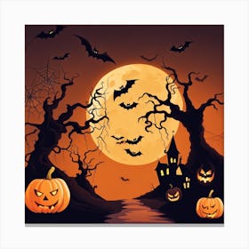 Halloween Pumpkins 2 Canvas Print