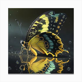 Butterfly Reflection Canvas Print