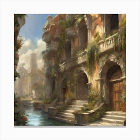 Fantasy City 47 Canvas Print