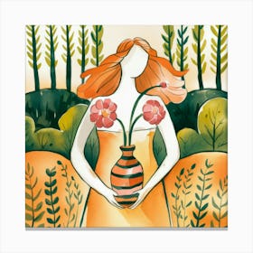 Whimsical Garden Canvas Print