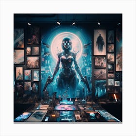 Room Full Of Art Canvas Print